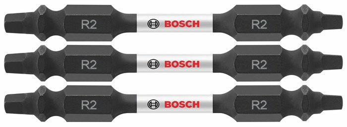 Bosch IMPACT TOUGH DOUBLE-ENDED SQUARE #2 2.5" 3PK ITDESQ22503