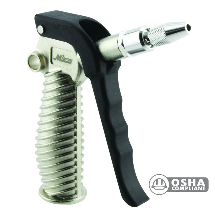 Milton  S-181 Turbo Pistol Grip Blow Gun - Adjustable Nozzle - 42 CFM - 230 Max PSI (S-181)