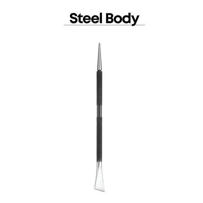 Groz Double Ended Scriber, 6 3/4 inch Steel Body Needle and Chisel Ends 3217