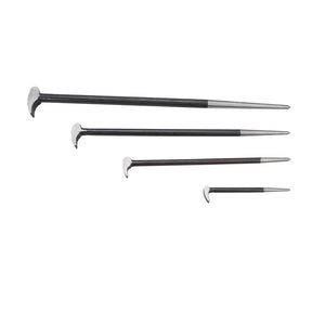 Groz Roll Head/Lady Foot Pry Bars Sets, 3 or 4 Piece Sets 33154