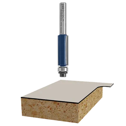 Bosch 3/8"X1" 2F TRIMWSHEAR ANGLE ROUTER BIT 85268SM