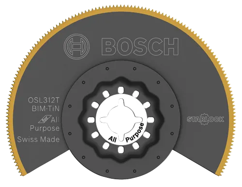 Bosch STARLOCK 3-1/2" TIN BIM SEGMENT BLD OSL312T