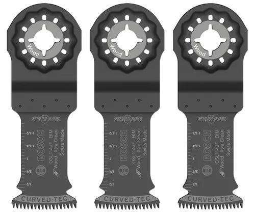 Bosch STARLOCK 1-1/4" BIM XTRA CLEAN 3PK OSL114JF-3