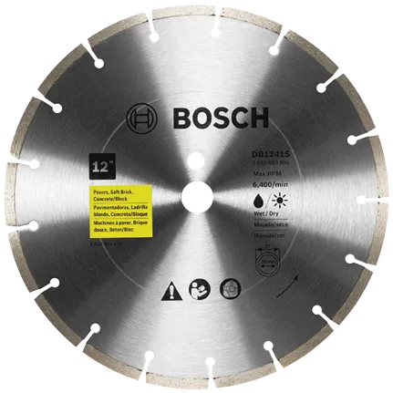 Bosch 12" SEGMENTED RIM DIAMOND BLADE DB1241S