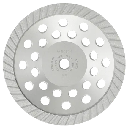 Bosch 4" SPEED DOUBLE ROW DIAMOND CUP WHEEL 5/8"-11 SPIN ON ARBOR DCDR0402