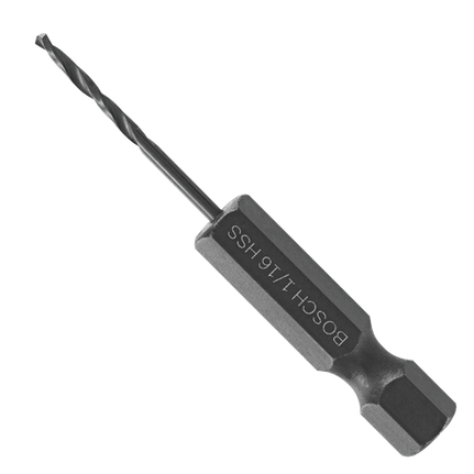 Bosch 1/16" IMPACT BLACK OXIDE DRILL BIT CD BL2131IM