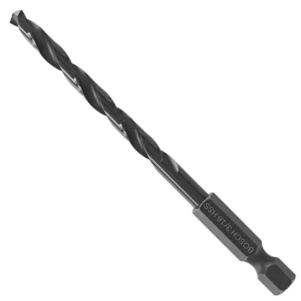 Bosch 3/16" IMPACT BLACK OXIDE DRILL BIT CD BL2139IM