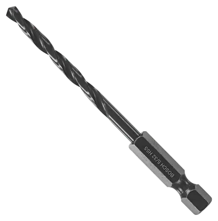 Bosch 5/32" IMPACT BLACK OXIDE DRILL BIT CD BL2137IM