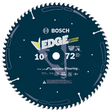Bosch 10" 72T LAMINATE FLOORING/BILAMINATE PANELS CSB DCB1072