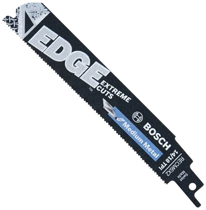 Bosch 6 IN. 14/18 TPI RECIPROCATING SAW BLADE FOR MEDIUM METAL - 5 PC. RECM6X2