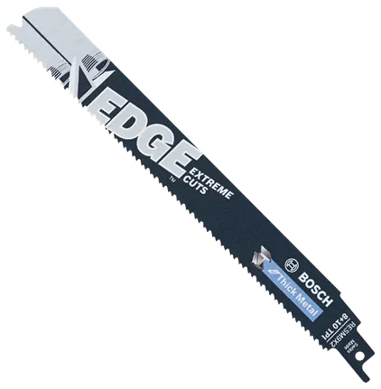 Bosch 9 IN. 8/10 TPI RECIPROCATING SAW BLADE FOR THICK METAL - 25 PC. (BULK PACK) RESM9X2-25B