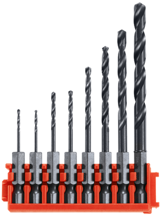 Bosch (2) 1/16", (2) 3/32, 1/8", 5/32", 3/16", 1/4" CCSDV08
