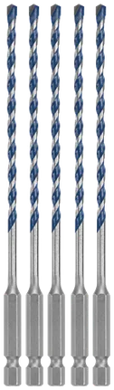 Bosch BLUE GRANITE TURBO HAMMER DRILL BIT 5/32X6 5PK HCBG0205T