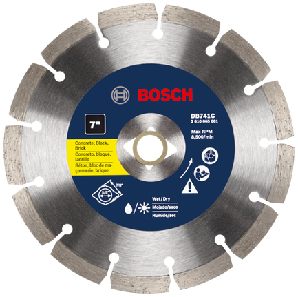 Bosch DIA BLADE GEN.PURPOSE PREMIUM 7" SEGMENTED DB741C