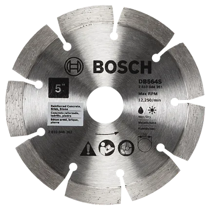 Bosch 5" SEG DIA BLADE FOR HARD MAT DB564S