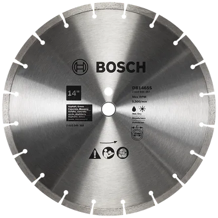Bosch 14" SEG DIA BLADE FOR SOFT MAT DB1465S