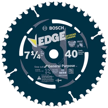 Bosch 7 1/4" X 40T FINISHING CSB CD DCB740