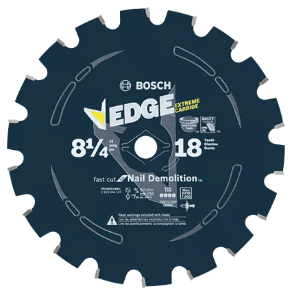 Bosch 8 1/4" 18T NAIL CUT BLADE PRO82518NC