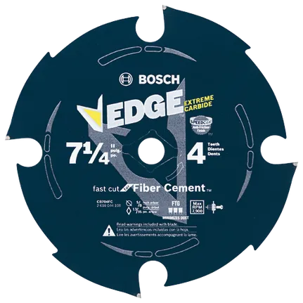 Bosch 7-1/4" 4T, FT, 10O HOOK ANGLE, FIBER CEMENT CB704FC