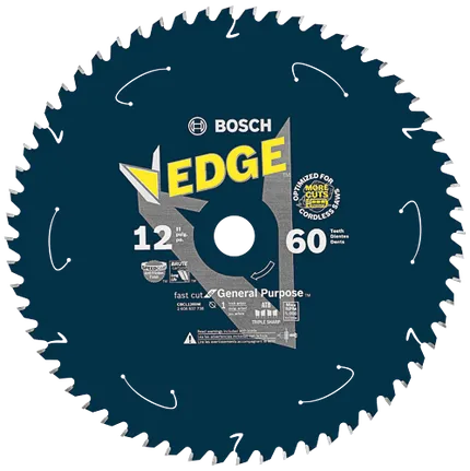 Bosch 12 IN. 60 TOOTH EDGE CORDLESS CIRCULAR SAW BLADE CBCL1260M