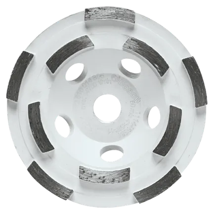 Bosch 4" DOUBLE ROW DIA CUP WHL 5/8"-11 DC410HD