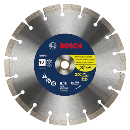 Bosch DB1041E 10" XTREME SEGMENTED RIM DIA BLD DB1041E