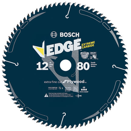Bosch 12" 80T 1" ATB FIN CSB (BOX) PRO1280FINB