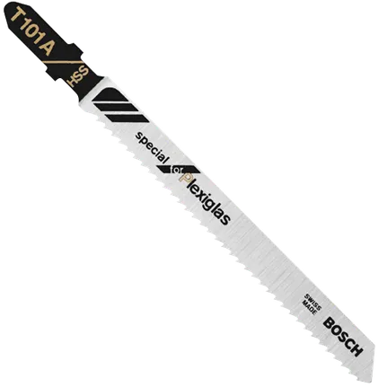 Bosch 4", 14TPI, HSS T-SHANK JIGSAW BLADE  (5 PK) T101A