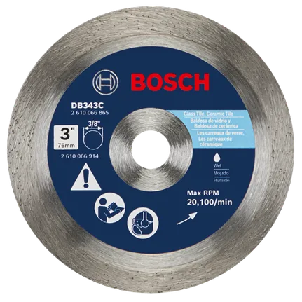 Bosch 3" CONTINUOUS RIM TILE BLADE DB343C