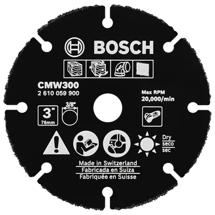 Bosch CMW300 3" CARBIDE MULTI WHEEL CMW300