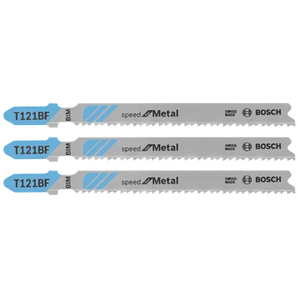 Bosch 12TPI BIM TSHANK JIGSAW BLADE T121BF3