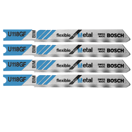 Bosch 2-3/4", 36TPI, BI-METAL UNIVERSAL SHANK JIGSAW BLADE  (5 PK) U118GF