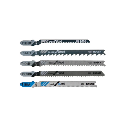 Bosch 5 PC T-SHANK JIGSAW SET T501