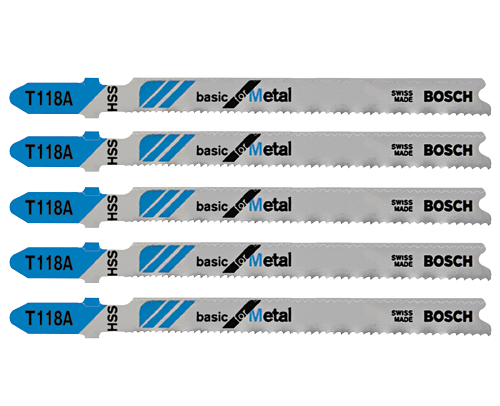 Bosch 3", 24TPI, HSS T-SHANK JIGSAW BLADE T118A