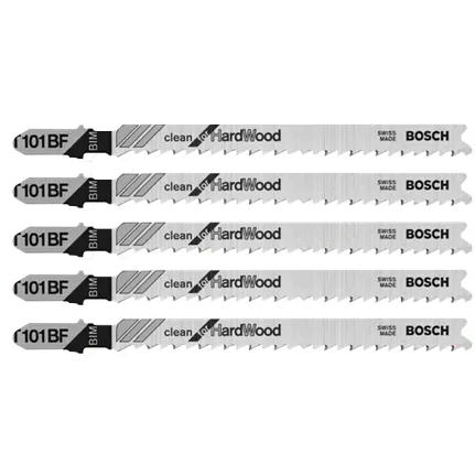 Bosch 4", 10TPI, BI-METAL T-SHANK JIGSAW BLADE  (5 PK) T101BF