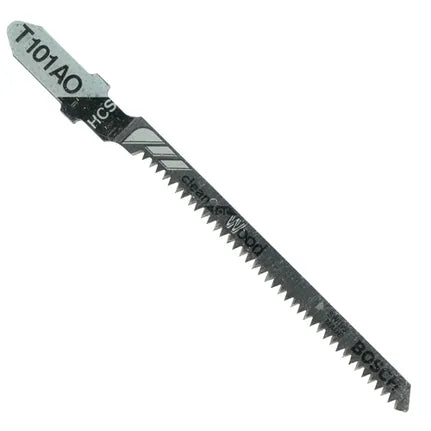 Bosch 3", 20TPI, HCS T-SHANK JIGSAW BLADE  (100 PK) T101AO100