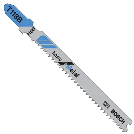 Bosch 3", 14TPI, HSS T-SHANK JIGSAW BLADE  (100 PK) T118B100