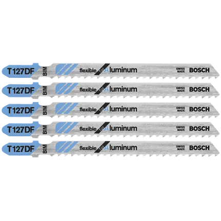 Bosch 4", 8TPI, BI-METAL T-SHANK JIGSAW BLADE  (5 PK) T127DF