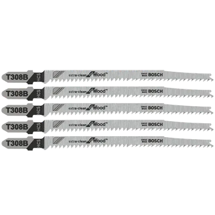 Bosch 4-1/2" EC HCS T-SHANK JSB (5PK) T308B