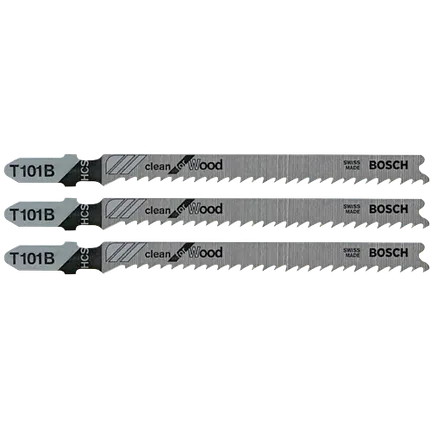 Bosch 4", 10TPI, HCS T-SHANK JIGSAW BLADE  (3 PK) T101B3