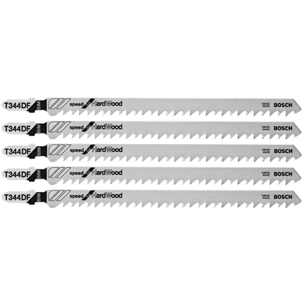 Bosch 6", 6TPI, BI-METAL T-SHANK JIGSAW BLADE (5 PK) T344DF