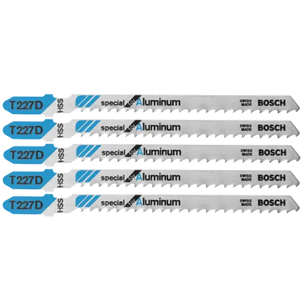 Bosch 4", 8TPI, HSS T-SHANK JIGSAW BLADE  (5 PK) T227D