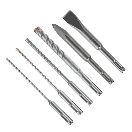 Bosch BULLDOG TOUGH SDS-PLUS® 4 CT 6pc Set w/Chisels HC4ST006