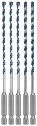 Bosch BLUE XTREME HAMMER DRILL BIT 5/32"X6", 5PC BXH025