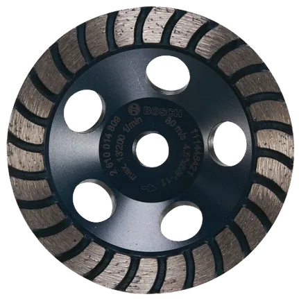 Bosch 4.5" PREMIUM TURBO CUP WHL  5/8"-11 SPIN ON ARBOR DCTH04501