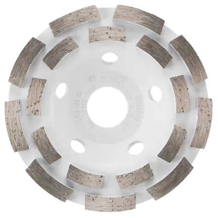 Bosch 4.5" PREM DOUBLE ROW 18 SEGMENT CUP WHEEL 7/8" ARBOR DCDR04501