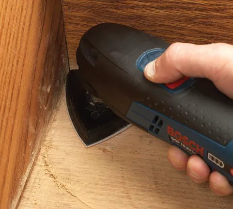 Bosch RED DETAIL SANDING TRIANGLE, 80-GRIT (5PK) SDTR080