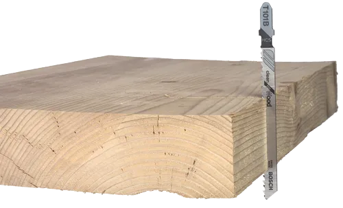 Bosch 4", 10TPI, HCS T-SHANK JIGSAW BLADE  (100 PK) T101B100