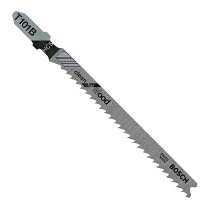 Bosch 4", 10TPI, HCS T-SHANK JIGSAW BLADE  (100 PK) T101B100
