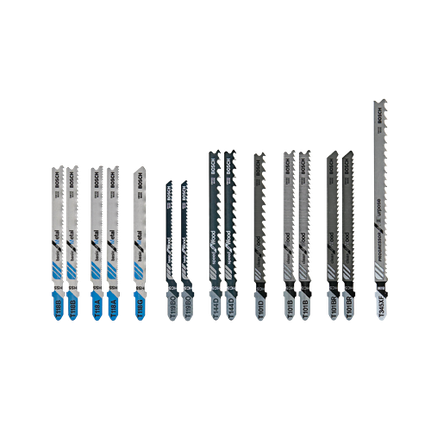 Bosch T15RC 15PC T-SHANK MIXED JSB ROBUST T15RC